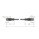 thumbnail of Turck Aktuator- u. Sensorleitung RKC4.4T1RSC4.4T/TXL 6625607