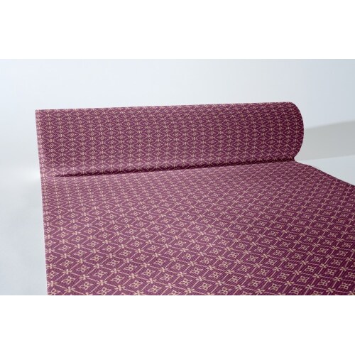 Airlaid Tischläufer Louis in Beere, 40 cm x 24 m , 1 Stück - Mank