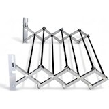 thumbnail of Estendal de parede rebatível COSHANO de 3 metros, em aço inoxidável, com 47 cm de largura.