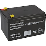 thumbnail of Multipower Blei-Akku MP12-12 Pb 12V 12Ah VdS G114091, Faston 4,8