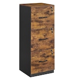 thumbnail of Helloshop26 - Caisson de bureau à 3 tiroirs meuble de rangement de document support d'imprimante 3 tiroirs verrouillables 40 x 41 x 12_0004804