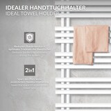 thumbnail of Badheizkörper Mittelanschluss 600x1600 mm Weiß mit Heizstab 900W LuxeBath
