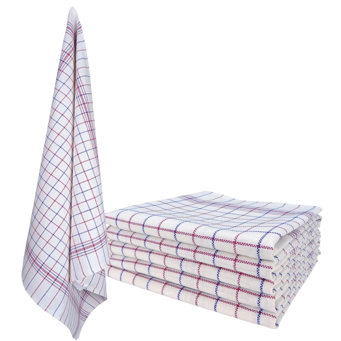 Theedoeken Hollandse Ruit - Katoen - 65 x 65 cm - 6 Stuks