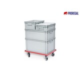 thumbnail of PROREGAL Scharnierdeckel für Eurobehälter | HxBxT 2,7x30x40cm