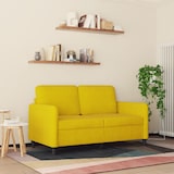 thumbnail of vidaXL 2-Sitzer-Sofa Gelb 120 cm Samt