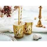 thumbnail of 30. Geburtstag Geburtstagsdeko Party Set Zahl 30 Jahre gold Partyartikel
