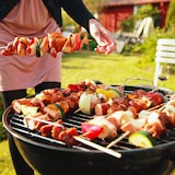 thumbnail of Barbecue a carbone sferico 44 cm con coperchio e ruote El Gaucho Globo