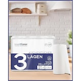 thumbnail of Küchentücher, 32 Rollen á 64 Blatt, 3-lagige Küchenrollen, 100% Zellstoff, saugstarkes Küchenpapier