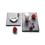 thumbnail of MONOUSO - Vassoi di Plastica Effetto Ardesia PS 30x15,8cm (100 Pezzi)