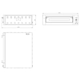 thumbnail of Forno elétrico de pizza para 9 pizzas 34 cm Ø, 1 câmara 105 x 105 x 14 cm, gama de temperaturas: 50-450°C, 13,2 kW, 400 V, 11453 Vaiotec