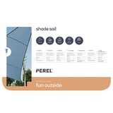 thumbnail of Voile d'ombrage, toile ombrage, toile extérieure terrasse, imperméable, protection contre UV, 3 anneaux en O en acier inoxydable, 5 x 5 x 5 m, 160