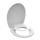 thumbnail of WC Sitz FAMILY WHITE, Duroplast Toilettendeckel mit Absenkautomatik und Schnellverschluss, WC Sitz Kinder, Klobrille