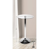 thumbnail of Mesa de cristal redonda 105 cm Vidrio transparente