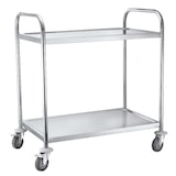 thumbnail of Carro de serviço. Garçonete 2 níveis de tubo redondo