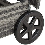 thumbnail of tectake Espreguiçadeira de rattan  Cinzento/Cinzento Claro