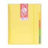 thumbnail of Carpeta de 20 fundas extraíbles "In&Out" translúcida amarillo