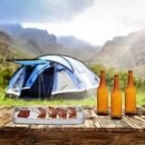 thumbnail of Relaxdays Grillschale Alu, 40er Set, 34 x 22 cm, Aluschalen für Grill, Alugrillschalen mit Löchern, bis 260 °C, silber