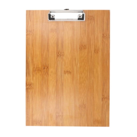 Porta Menus 22,9x31,8x0,4cm c/Clip Bambu 1un
