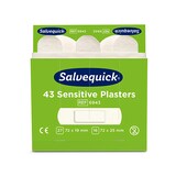 thumbnail of 60 Sets `Cederroth` Salvequick Sensitive Pflaster (43 Stück) weiss
