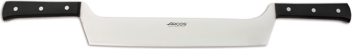 Arcos Cuchillo Corta Queso Profesional, Hoja de Acero Inoxidable NITRUM 290 mm, Mango de Polioximetileno (POM), Color Negro