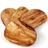 thumbnail of 4er Set Brotzeitbrett aus Olivenholz im Naturschnitt 60 cm