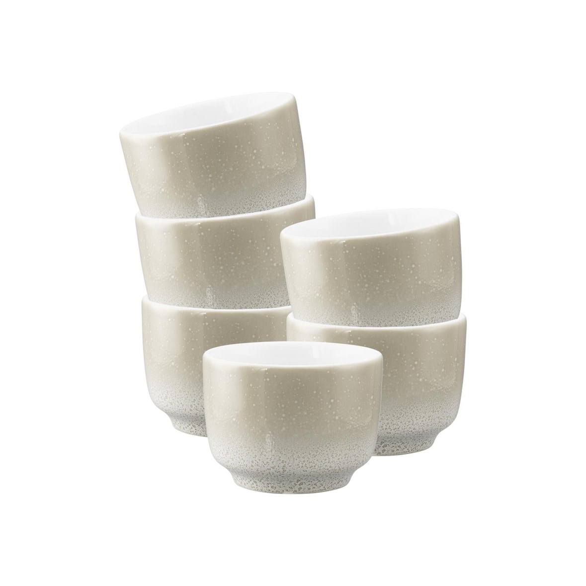 Seltmann Weiden Sento Home Kaffeetasse ohne Henkel 210 ml 6er Set - Aura cream