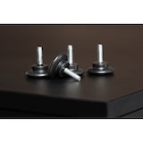 thumbnail of PROREGAL Flachablagenschrank Chinchilla | 10 Schubladen | Schwanenhalsgriff | HxBxT 105x140x95 cm | Metallabdeckplatte | Schwarz