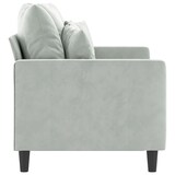 thumbnail of vidaXL 2-Sitzer-Sofa Hellgrau 120 cm Samt
