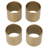 thumbnail of Justinus LifeStyle 4er Set Serviettenringe aus Edelstahl gold – 475-120