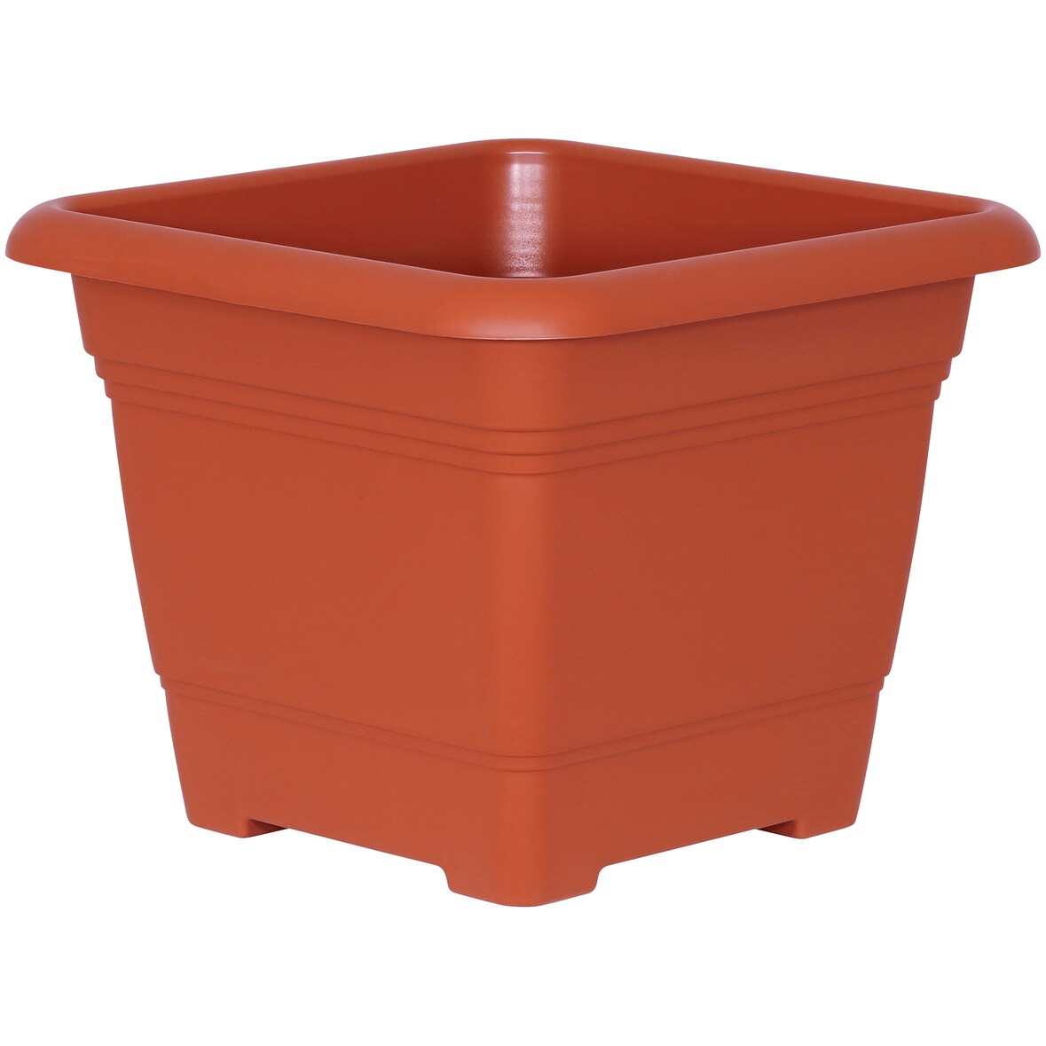 Geli Planter Nora 40 Pflanztopf Terrakotta quadratisch 39x39cm Kunststoff