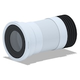 thumbnail of Belvit WC Flex Anschluss Rohrstutzen DN 90/110 (340-870mm)