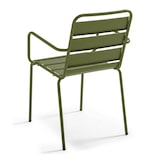 thumbnail of Sedia da giardino in metallo cachi Oviala