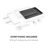 thumbnail of Masterchef 60 Mini-Backofen 60l 2000W 100-230 °C Timer schwarz Schwarz