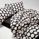 thumbnail of Benetton - 4-delige Kingsize Bedset (Dekbedovertrek 255x200cm, Hoeslaken 175x200cm en 2 Kussenslopen 50x80cm) 100% Zwart Katoen