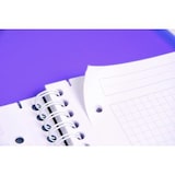 thumbnail of Lot de 5 Cahier Linicolor Intensive Evolutiv'book A4+, 240p./120 feuilles détachables 90 g/m² reliure intégrale, couv. polypro assortis, quadrillé 5x5