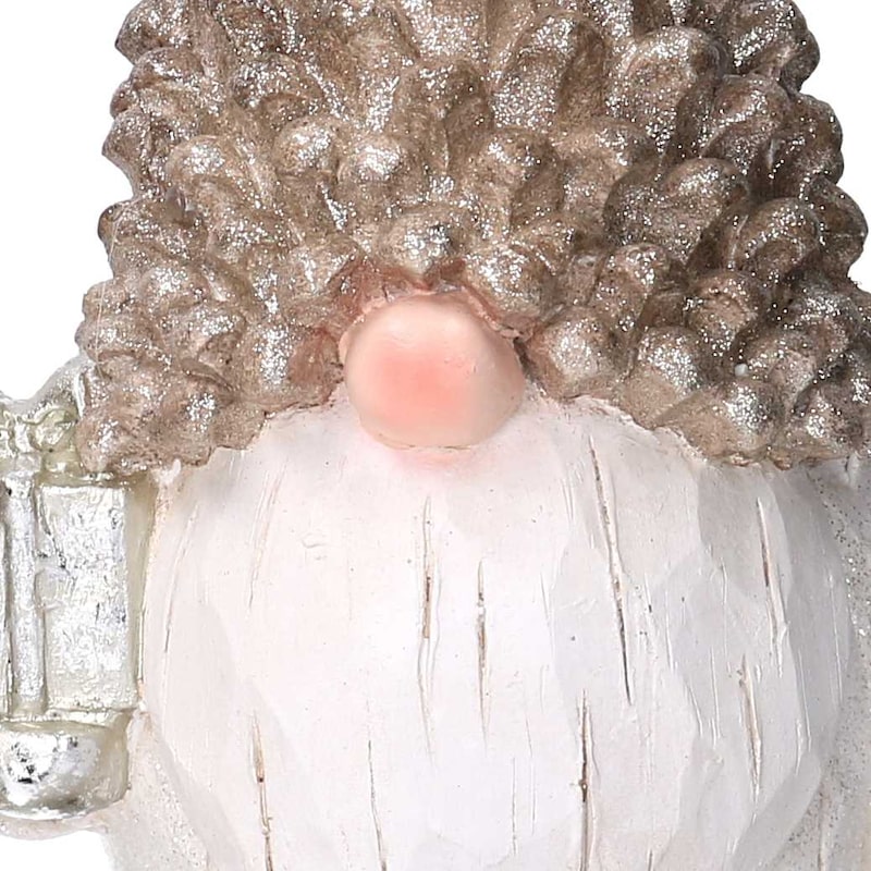 Vacchetti Gnomo in resina grigio con led cm21,5x16,5h47 | METRO