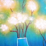 thumbnail of Pintura al Óleo Jarrones, 100% Pintado a Mano Pintura Mural XL, 135x70cm