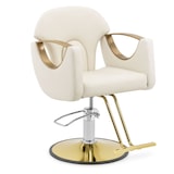 thumbnail of physa - Physa Fauteuil de Coiffeur avec Repose-Pieds - 55-65 cm - 180 kg - crème Fauteuil Salon de Coiffure Siège de Coiffure