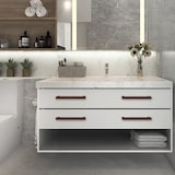 thumbnail of 10 x Möbelgriffe braun gebürstet BA 96mm Edelstahl Schrankgriffe Küchengriffe Schubladen