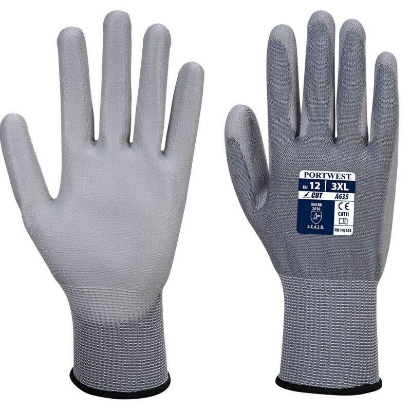 Portwest - Gants anti coupures de niveau B ECO (Pack de 12) #AAB2BD Taille 11
