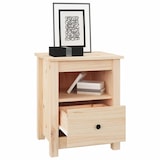 thumbnail of Mesitas de noche 2 uds madera maciza de pino 40x35x49 cm