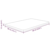 thumbnail of vidaXL Waschtischplatte Dunkelbraun 60x40x1,5 cm Massivholz Behandelt
