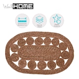thumbnail of WellHome - Tapete oval taboa 80x50cm