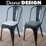 thumbnail of 30mm Filz Sitzkissen Eckig 35x35cm Stuhlkissen Sitzauflage Weich 2-farbig Grau