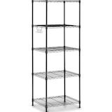 thumbnail of Royal Catering Scaffale in filo metallico - 55 x 45 x 150 cm - 150 kg - nero