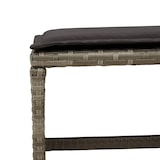 thumbnail of vidaXL 9-tlg. Garten-Essgruppe mit Kissen Grau Poly Rattan