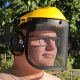 thumbnail of Gesichtsschutz für Freischneider Augenschutz Gehörschutz Visier Gartenarbeiten