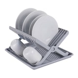 thumbnail of Escurreplatos plegable con bandeja de goteo y soporte escurre platos
