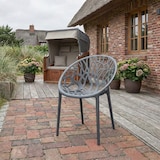 thumbnail of CLP 4 delige set tuinstoelen Hope Kunststof HBT: 80x59x60 cm antraciet