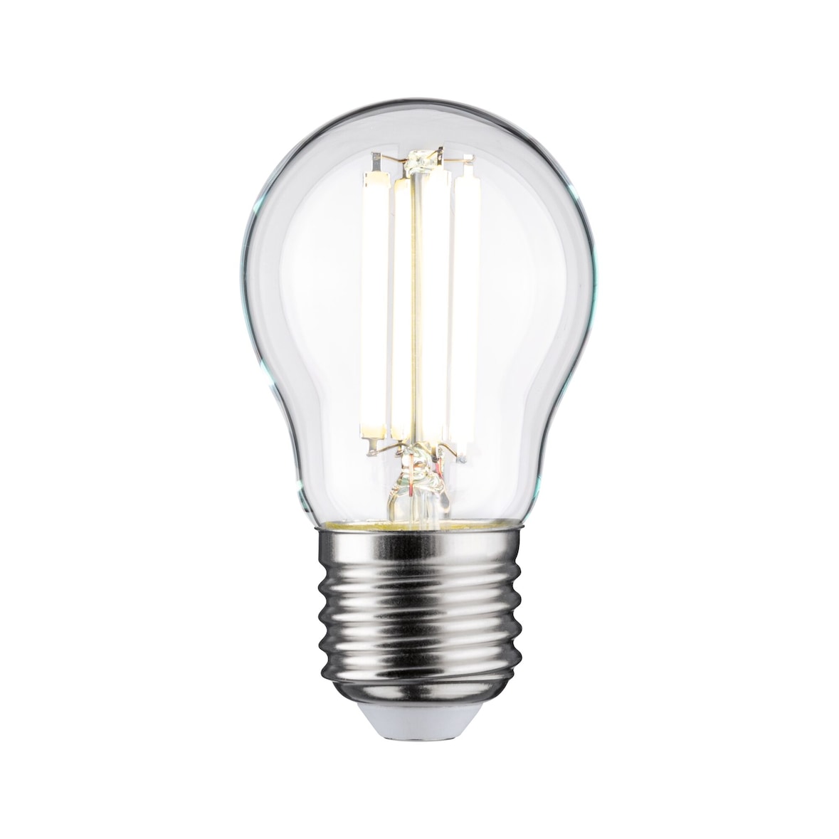 Paulmann Eco-Line Filament 230V LED Tropfen E27 1er-Set  80 mm 525lm 2,5W 4000K  Klar 29213